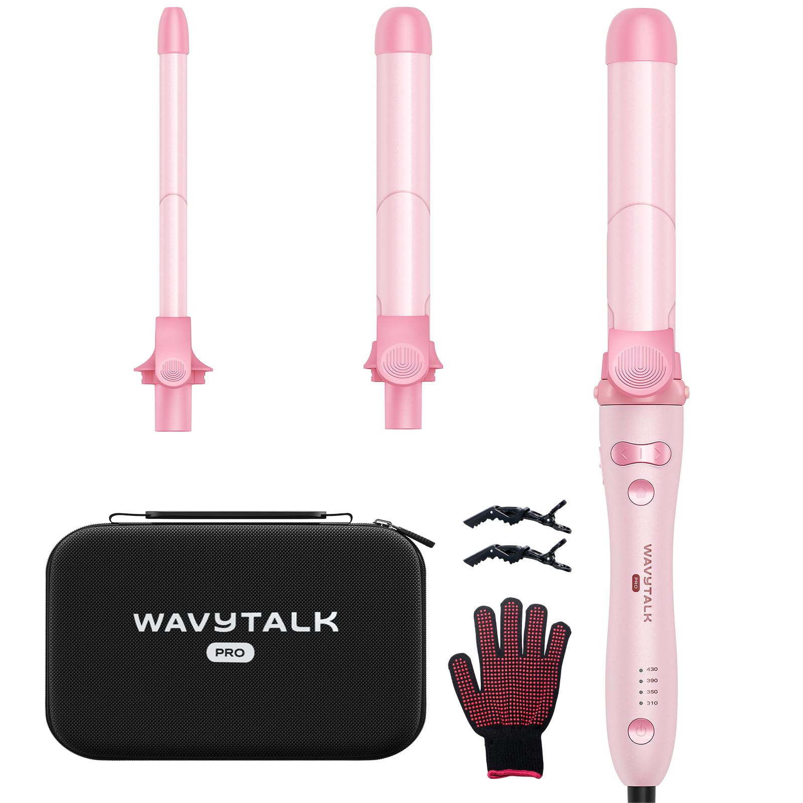 Amazon.com: Wavytalk Rotating Curling Iron Set, Curlmaker Pro